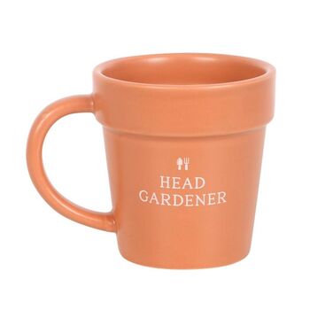 Head Gardener Ceramic Plant Pot Mug And Spoon, 3 of 3