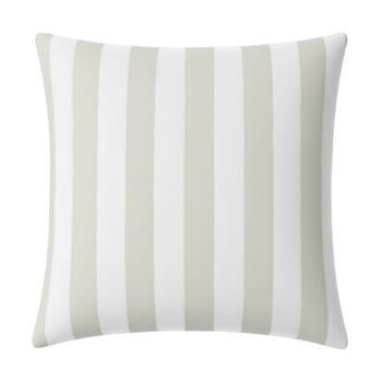 Hand Painted Sustainable Linen Cushion In Stripe Print, 4 of 12