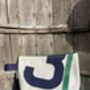 No3 Small Upcycled Versatile Sailcloth Pouch, thumbnail 4 of 7