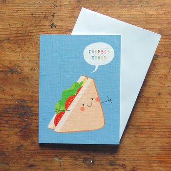 Mini Sandwich Greetings Card, 4 of 4