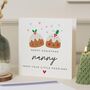 Personalised Christmas Pudding Card For Nanny, thumbnail 1 of 7