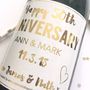 Personalised Anniversary Champagne/Prosecco Gift Label, thumbnail 4 of 8