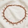 Copper Chain Statement Necklace, thumbnail 2 of 6