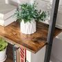 Five Tier Industrial Ladder Bookcase Shelf, thumbnail 5 of 6