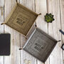 Nuts And Bolts Snap Up Pu Leather Desk Tidy Tray, thumbnail 1 of 6