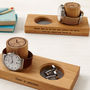 Personalised Cufflinks Tray And Watch Stand, thumbnail 5 of 12