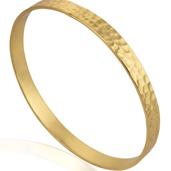 Cleo Brass And Gold Plated Bangle, 2 of 2