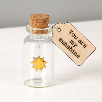 'You Are My Sunshine' Keepsake Message Bottle, 4 of 4