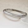 Square Bangle Silver, thumbnail 2 of 8