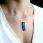 Sapphire Blue Fused Glass Jewellery Set, thumbnail 1 of 12