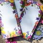 Colourful Flowers Long Notepad, thumbnail 2 of 3