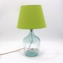 Recycled Glass Bottle Lamp | 36cm | Seven Colours, thumbnail 4 of 12