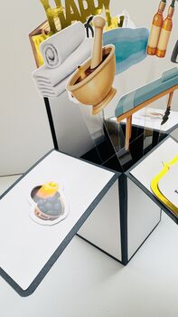 Personalisable Spa Themed 3D Greeting/Gift Card, 5 of 8