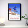 Cortina D'ampezzo Downhill Ski Race Poster, thumbnail 3 of 6