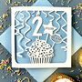 Personalised Cupcake 2nd Birthday Card, thumbnail 2 of 4