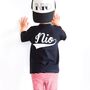 Personalised Baseball Style Kids Name T Shirt, thumbnail 1 of 8