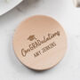 Personalised Engraved Coaster Graduation Gift For Student, thumbnail 1 of 8