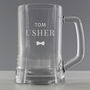 Groom Gifts Personalised Engraved Pint Tankard For Best Man, thumbnail 8 of 10