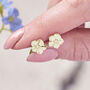 Forget Me Not Solid Silver Stud Earrings, thumbnail 5 of 9