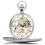 Woodford Sterling Silver Swiss Made Pocket Watch, thumbnail 1 of 4