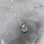 Rose Quartz Gemstone Necklace, thumbnail 1 of 5