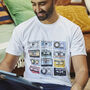 Personalised Cassette Tape Music Selection T Shirt, thumbnail 3 of 12