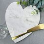 Personalised Heart Shaped Marble Serving Platter, thumbnail 1 of 4