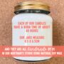 You Deserve The World Handmade Soy Candle, thumbnail 7 of 7