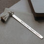 Personalised Engraved Silver Bookmark With Tassel, thumbnail 1 of 5