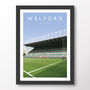 Welford Road From The Try Line Leicester Tigers Rugby Poster, thumbnail 7 of 7