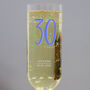 Personalised Milestone Birthday Champagne Flute, thumbnail 2 of 10