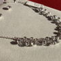 Christmas Party Silver Tone Necklace And Earring Set, thumbnail 3 of 4