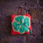 Lucky Four Leaf Clover Tapestry Lavender Bag Kit, thumbnail 1 of 5