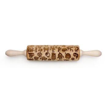 Monsters One Embossing Rolling Pin, 3 of 4