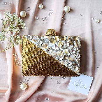 Venice Mother Of Pearl Clutch, 2 of 3
