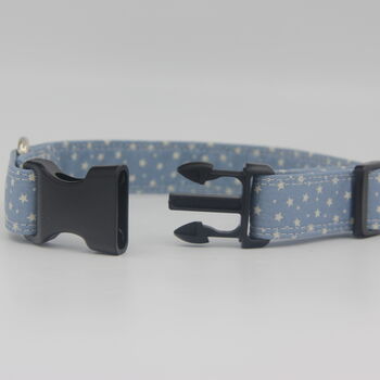 Light Blue Star Dog Collar And Lead Accessories Set, 5 of 12