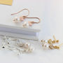 White Pearl Pendant And Earrings Set, thumbnail 5 of 11