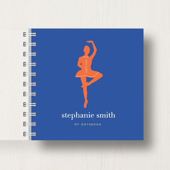 Personalised Kid's Ballet Small Notebook, 6 of 9