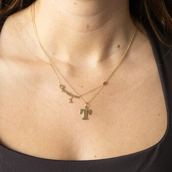 9ct Solid Gold Zodiac Star Sign Necklace, 7 of 12