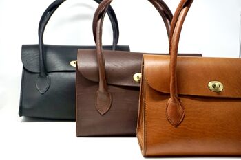 Baguette Leather Handbag, 2 of 12