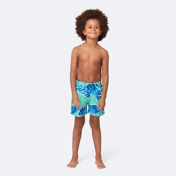 Father And Son Banana Leaf Print Matching Swim Shorts, 4 of 8