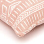 Iman Recycled Cotton Cushion Cover In Pink, thumbnail 4 of 4