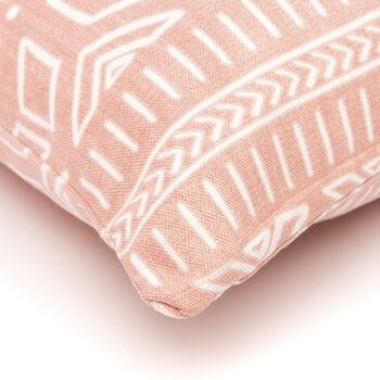 Iman Recycled Cotton Cushion Cover In Pink, 4 of 4