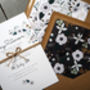 Winter Blooms Wedding Invitation Set, thumbnail 1 of 9