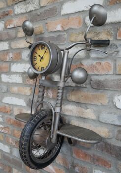 Industrial Large Motorbike Wall Clock, 2 of 2