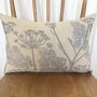 Lavender And Chamomile Linen Sleep Pillow, Hand Printed, thumbnail 7 of 12