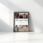 Personalised Couple Photo Collage Frame Gift, thumbnail 1 of 4