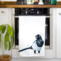 Inky Magpie Tea Towel, thumbnail 1 of 6