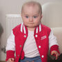 Personalised Varsity Jacket For Children Baby Gift For Boy Or Girls, thumbnail 5 of 5