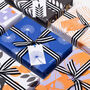Blue Palms Wrapping Paper | Gift Wrap, thumbnail 4 of 5